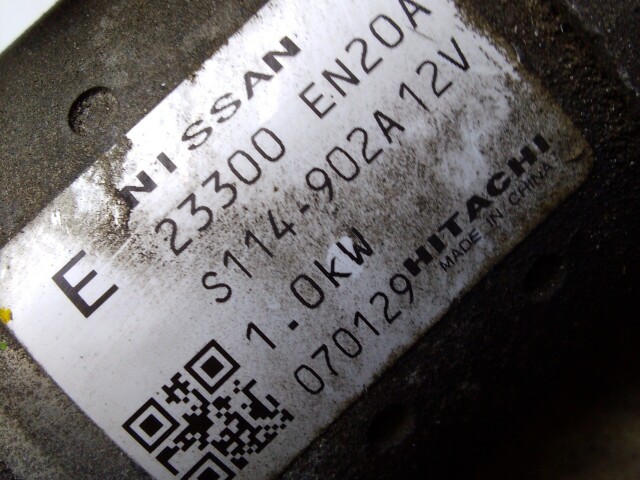 Стартер NISSAN Dualis MR20-DE