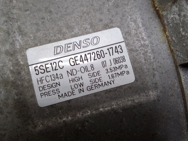 Компрессор кондиционера TOYOTA Avensis 1AZ-FSE