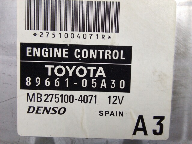 Компьютер TOYOTA Avensis 2AZ-FSE