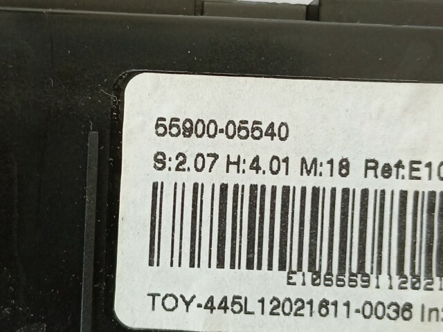 Блок управления печкой и кондиционером TOYOTA Avensis 