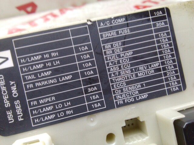 Блок предохранителей NISSAN X-Trail MR20-DE