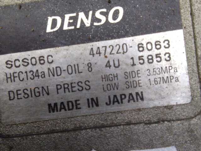 Компрессор кондиционера TOYOTA Vitz 1SZ-FE