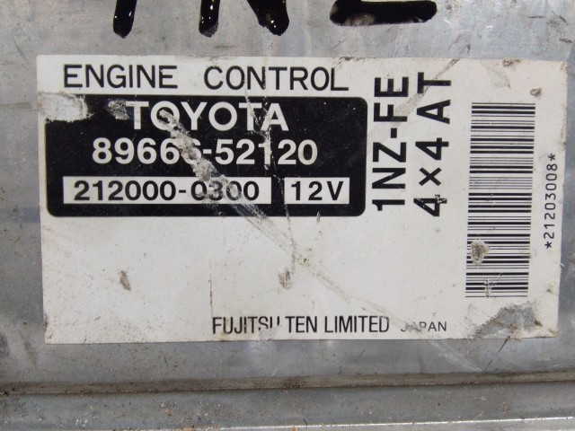 Компьютер TOYOTA FunCargo 1NZ-FE
