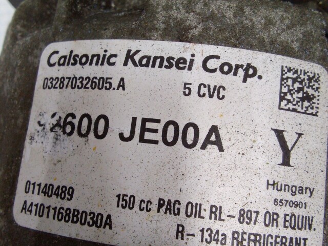 Компрессор кондиционера NISSAN Dualis MR20-DE