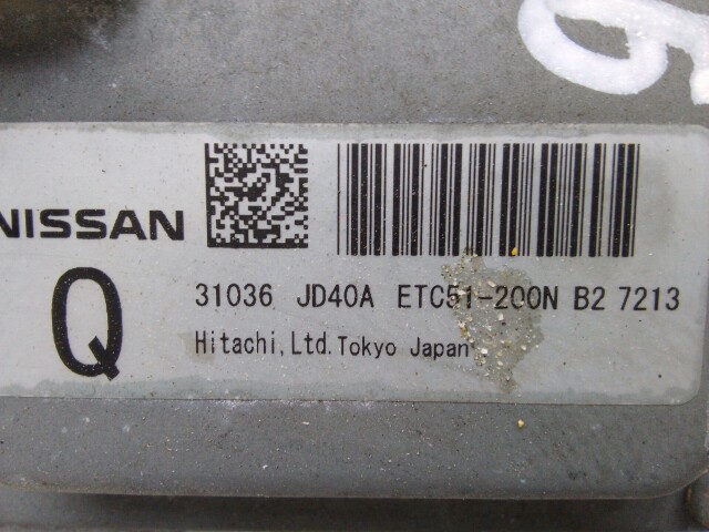 Компьютер NISSAN Dualis MR20-DE