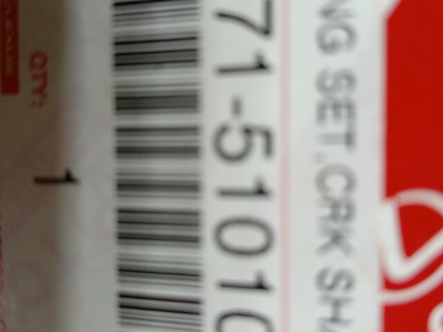 Вкладыши TOYOTA - 1VD-FTV