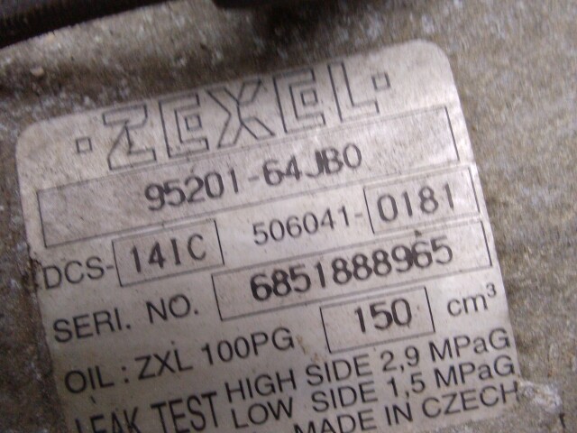 Компрессор кондиционера SUZUKI Escudo J20A