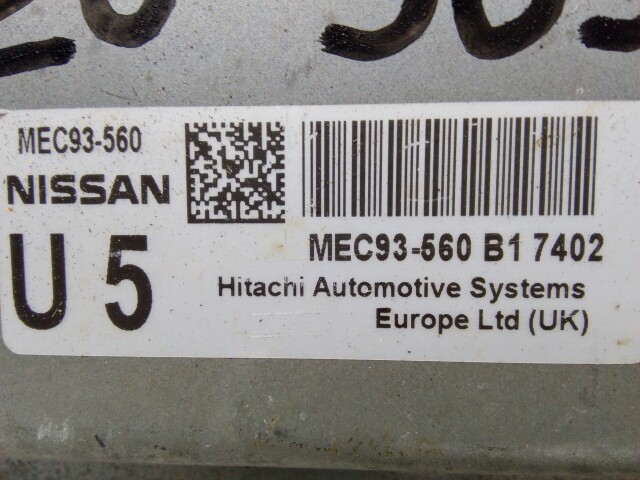 Компьютер NISSAN Dualis MR20-DE