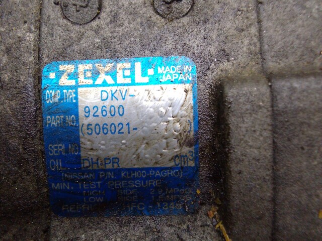 Компрессор кондиционера NISSAN Sunny QG15-DE