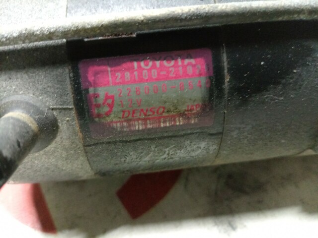 Стартер TOYOTA Premio 1NZ-FE