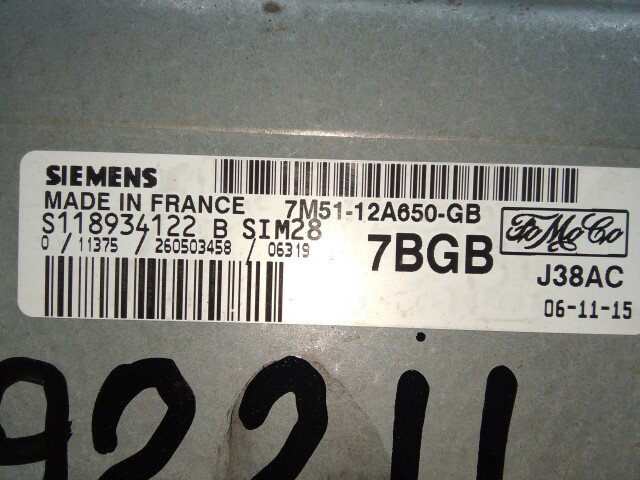 Компьютер FORD Focus II ASDB