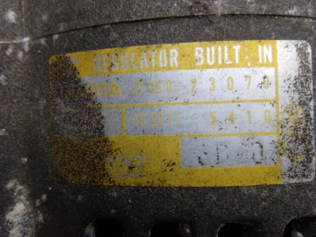 Генератор TOYOTA Platz 1SZ-FE