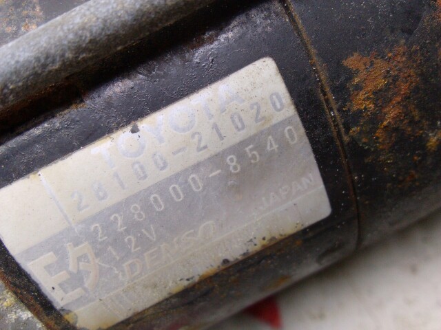 Стартер TOYOTA Ractis 1NZ-FE