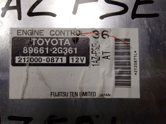 Компьютер TOYOTA Avensis 1AZ-FSE