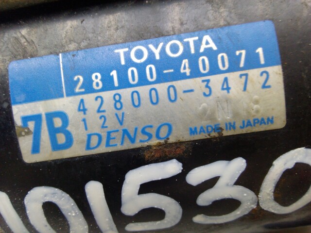 Стартер TOYOTA Vitz 1KR-FE