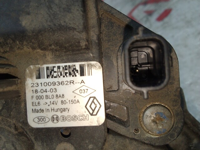 Генератор RENAULT Duster H4M