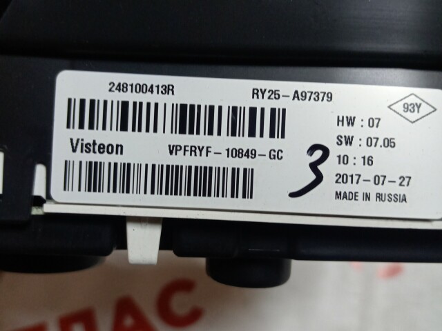 Щиток приборов RENAULT Duster 