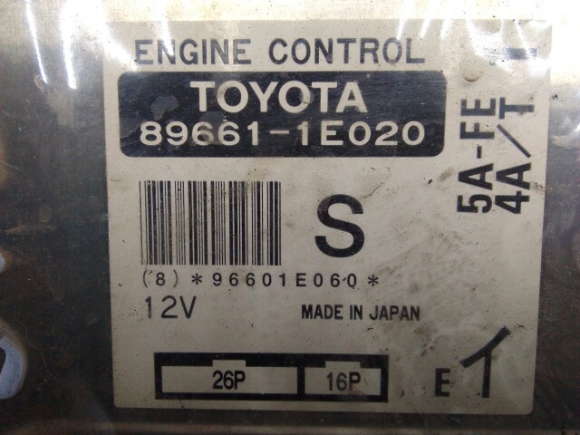 Компьютер TOYOTA Corolla 5A-FE