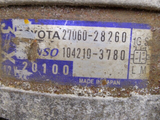 Генератор TOYOTA Avensis 1AZ-FSE
