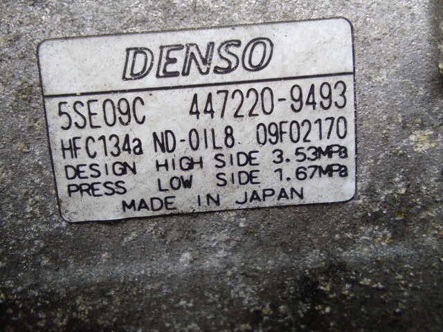 Компрессор кондиционера TOYOTA Vitz 2SZ-FE