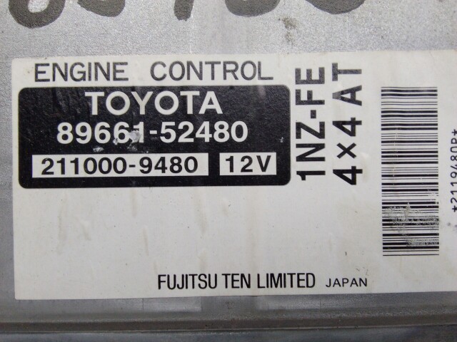 Компьютер TOYOTA Probox 1NZ-FE