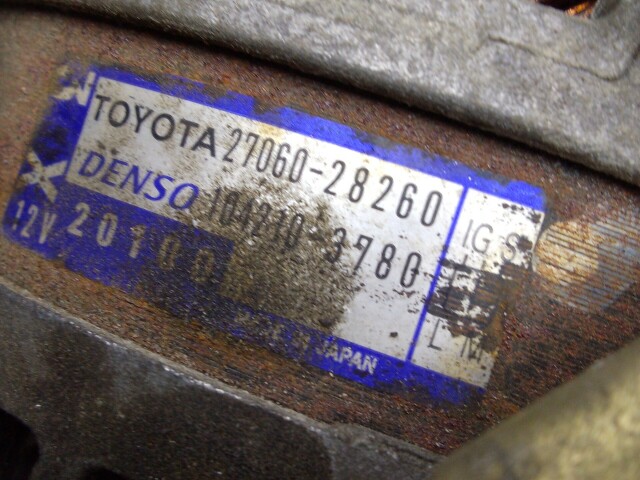 Генератор TOYOTA Avensis 1AZ-FSE